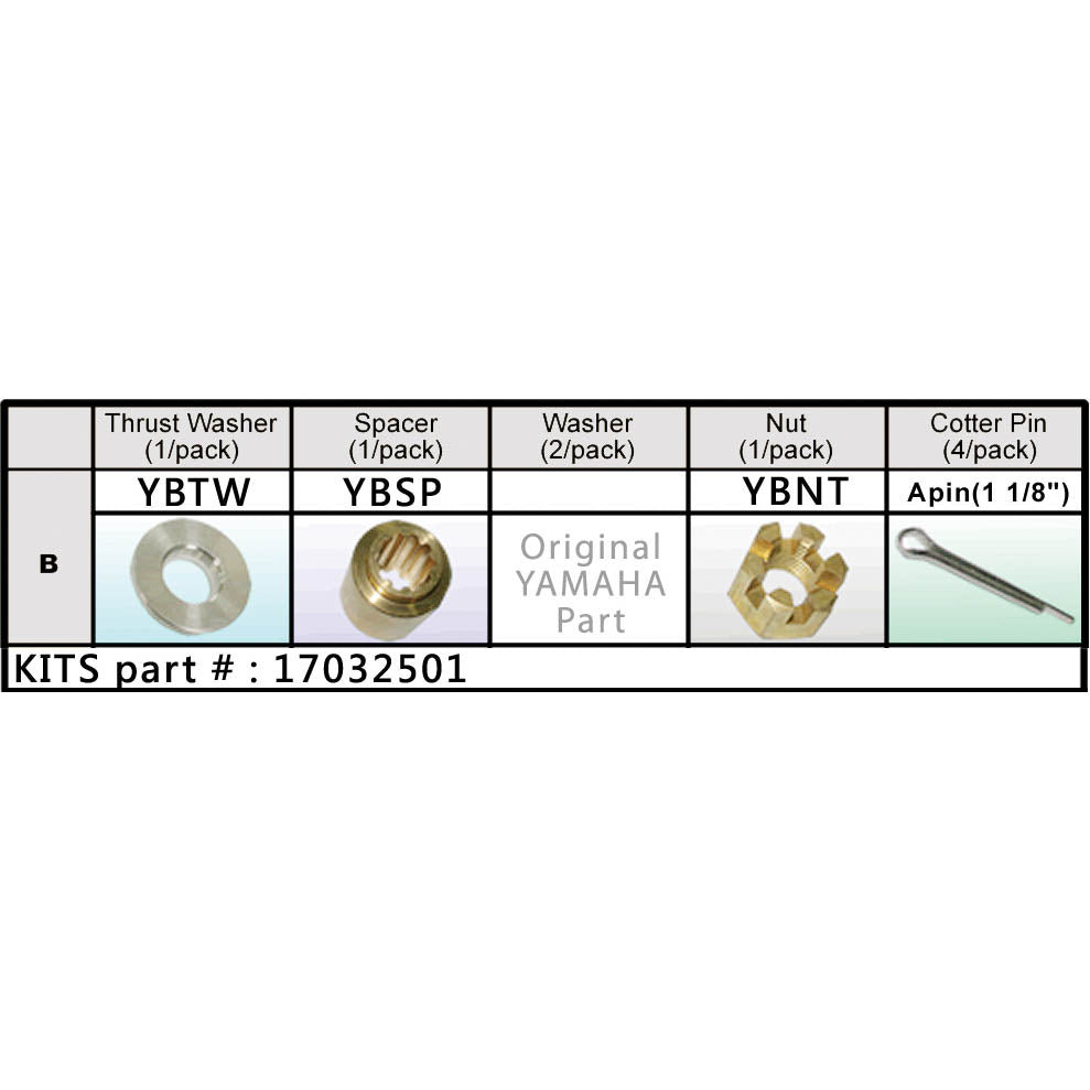 Solas Yamaha Nut Kit (17032501)